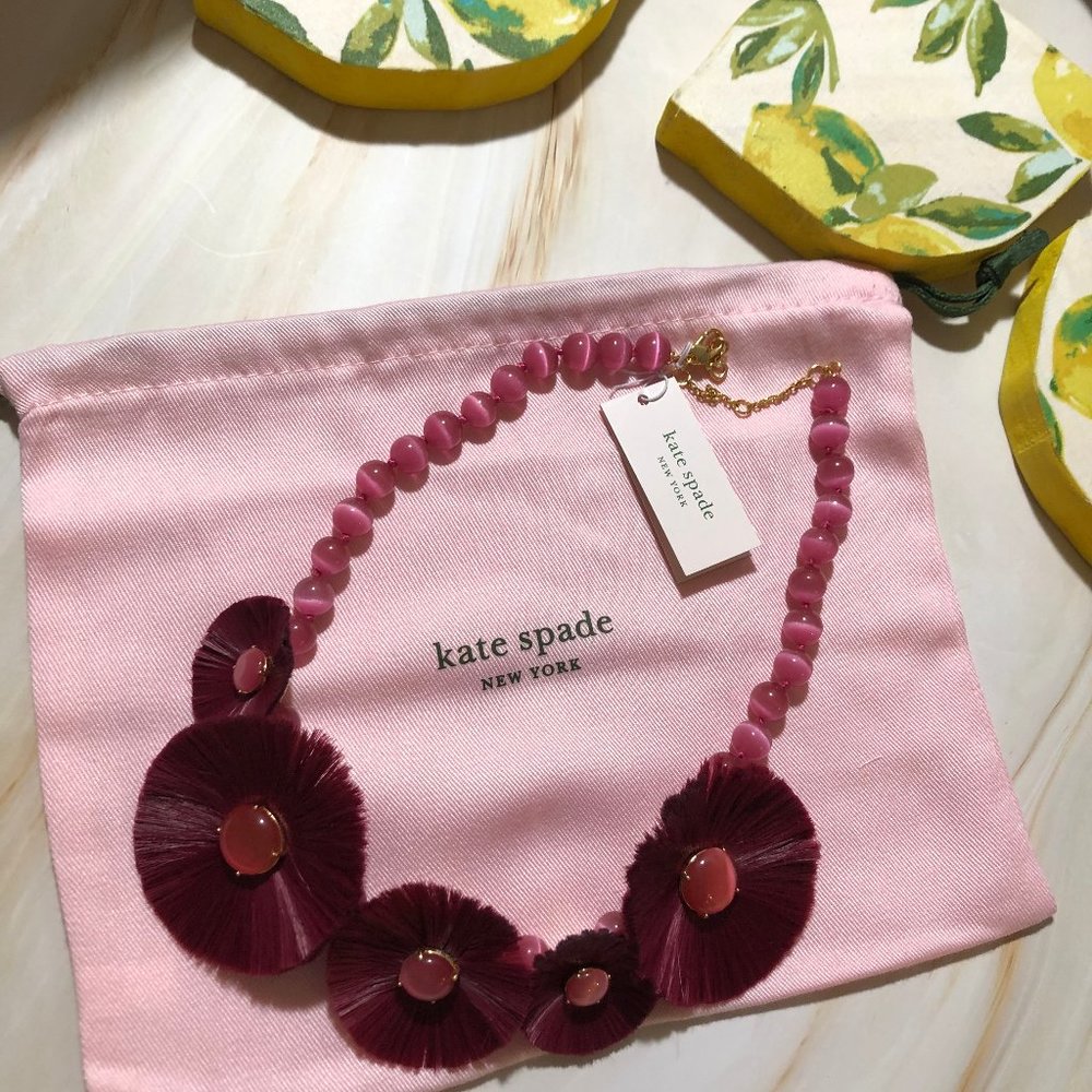 Kate Spade Fringe Collar Statement Necklace